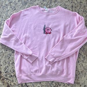 Pink Kirby Sweatshirt